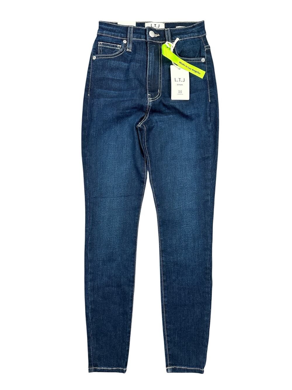 L.T.J. Letter to Juliet Amore High Rise Skinny Fit Jeans Dark Wash NWT — Size 24